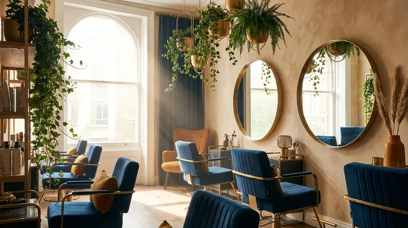Bright salon interior with styling chairs, How to Start a Massage Therapy Business in Idaho